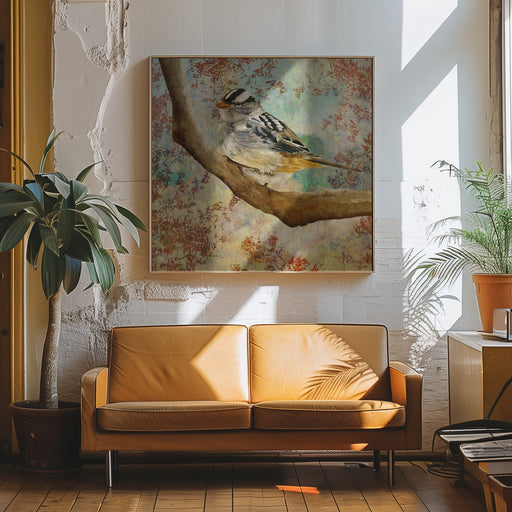Autumn Sparkles by Angeles M. Pomata Square Canvas Print Art for Modern Home Decor. Decorate your office or living room with canvas artwork