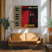Jazz by Vision Grasp Art Square Canvas Print Art for Modern Home Decor. Decorate your office or living room with canvas artwork