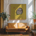 Hiding Cat by Vision Grasp Art Square Canvas Print Art for Modern Home Decor. Decorate your office or living room with canvas artwork