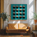 Chuchi Peque by Julia Ramiro Square Canvas Print Art for Modern Home Decor. Decorate your office or living room with canvas artwork