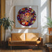 Destiny Blooms & Crown by Sue Skellern Square Canvas Print Art for Modern Home Decor. Decorate your office or living room with canvas artwork