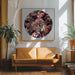 Paisley Blooms & Crow by Sue Skellern Square Canvas Print Art for Modern Home Decor. Decorate your office or living room with canvas artwork