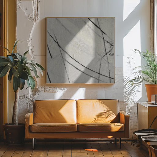Scratched #1 by Alma Square Canvas Print Art for Modern Home Decor. Decorate your office or living room with canvas artwork