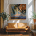 Koi by CosmoZach Square Canvas Print Art for Modern Home Decor. Decorate your office or living room with canvas artwork