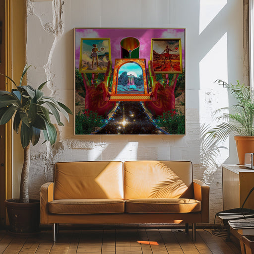 ALCHEMY by CosmoZach Square Canvas Print Art for Modern Home Decor. Decorate your office or living room with canvas artwork