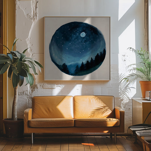 5. Around the World by Merel Takken Square Canvas Print Art for Modern Home Decor. Decorate your office or living room with canvas artwork