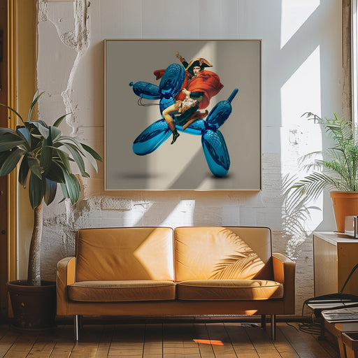 Fake Conqueror by Dikhotomy Square Canvas Print Art for Modern Home Decor. Decorate your office or living room with canvas artwork