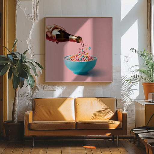 Good Morning by Artem Pozdniakov Square Canvas Print Art for Modern Home Decor. Decorate your office or living room with canvas artwork