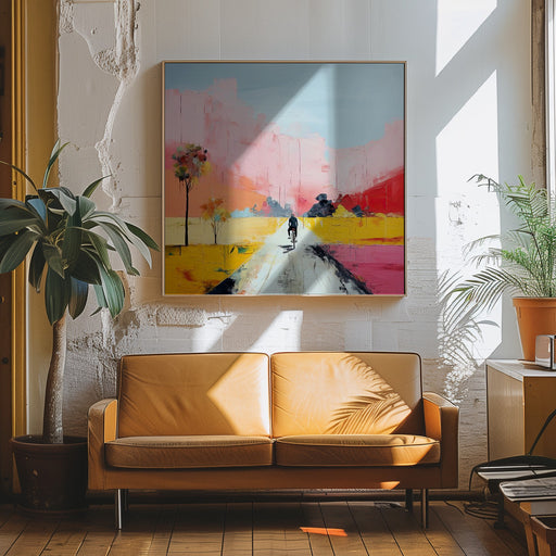 Second World 3 by Justyna Jaszke Square Canvas Print Art for Modern Home Decor. Decorate your office or living room with canvas artwork