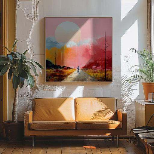 Second World 2 by Justyna Jaszke Square Canvas Print Art for Modern Home Decor. Decorate your office or living room with canvas artwork