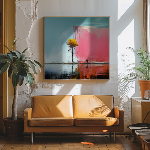 Second World 4 by Justyna Jaszke Square Canvas Print Art for Modern Home Decor. Decorate your office or living room with canvas artwork