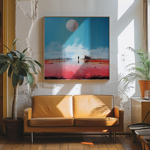 Second World 1 by Justyna Jaszke Square Canvas Print Art for Modern Home Decor. Decorate your office or living room with canvas artwork