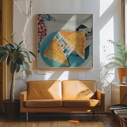 Glitter Sandwich by Vertigo Artography Square Canvas Print Art for Modern Home Decor. Decorate your office or living room with canvas artwork