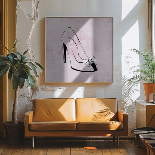Cinderella by Martina Square Canvas Print Art for Modern Home Decor. Decorate your office or living room with canvas artwork