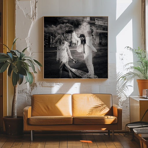 North Las Vegas Square Canvas Art  Kurt Klein 