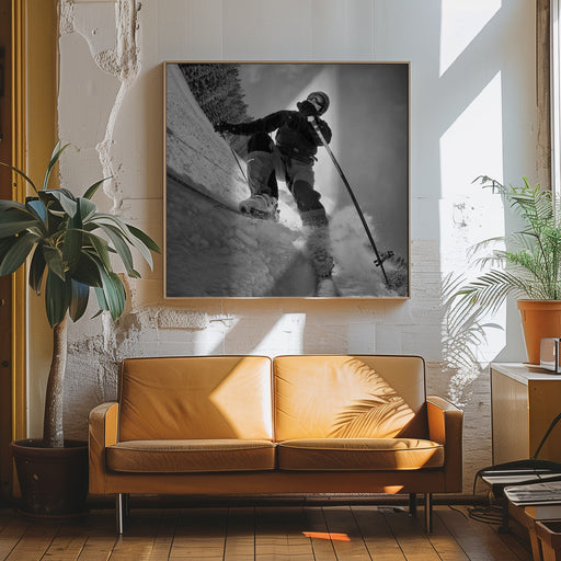 GoPro Rider by Marcel Rebro Square Canvas Print Art for Modern Home Decor. Decorate your office or living room with canvas artwork