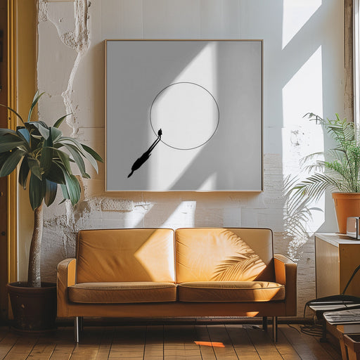 Walking the circle! Square Canvas Art  Huib Limberg 