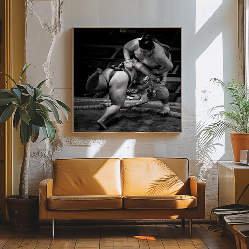 Push! by Gunarto Song Square Canvas Print Art for Modern Home Decor. Decorate your office or living room with canvas artwork