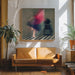 Hop skip and jump by Mel Brackstone Square Canvas Print Art for Modern Home Decor. Decorate your office or living room with canvas artwork