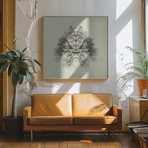 Rorschach Test by Nadav Jonas Square Canvas Print Art for Modern Home Decor. Decorate your office or living room with canvas artwork