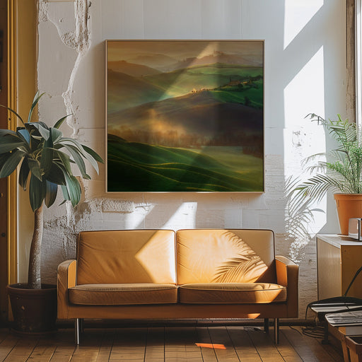 Morning Dreams by Krzysztof Browko Square Canvas Print Art for Modern Home Decor. Decorate your office or living room with canvas artwork