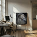Proud Lion Square Canvas Art  Louise Wolbers 