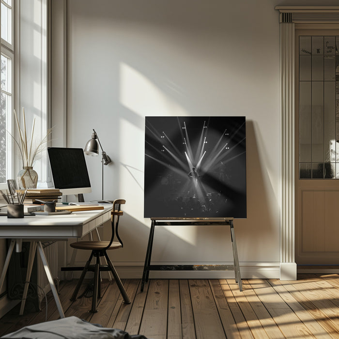 Crossfire by Anders Samuelsson Square Canvas Print Art for Modern Home Decor. Decorate your office or living room with canvas artwork