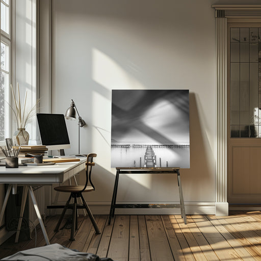 By the Sea 012 Square Canvas Art  George Digalakis 