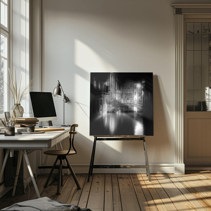 Venice by Tanja Ghirardini Square Canvas Print Art for Modern Home Decor. Decorate your office or living room with canvas artwork