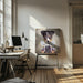 Shelter Pets Project - Loki Square Canvas Art  Tammy Swarek 