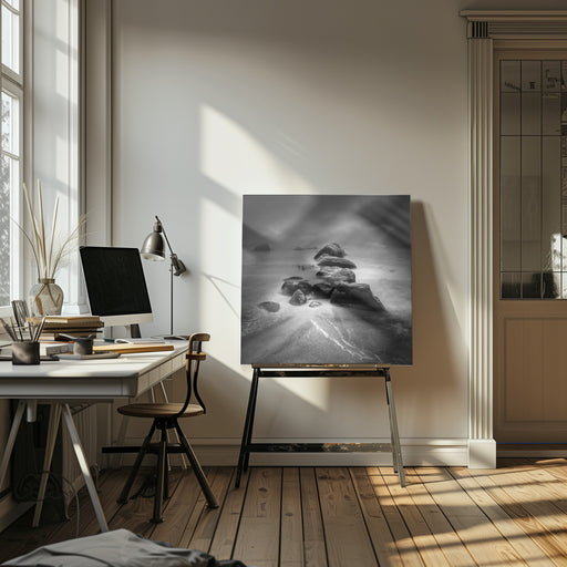 Mysterious stones ... by Joanna Maciszka Square Canvas Print Art for Modern Home Decor. Decorate your office or living room with canvas artwork