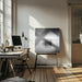 Black and White Silence Square Canvas Art  George Digalakis 