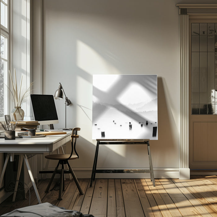 jow by bonifasius wahyu adi f Square Canvas Print Art for Modern Home Decor. Decorate your office or living room with canvas artwork
