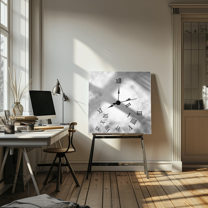 Time by Hadi Malijani Square Canvas Print Art for Modern Home Decor. Decorate your office or living room with canvas artwork