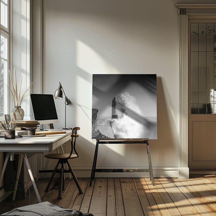 Hand of Poseidon by Robert Bolton Square Canvas Print Art for Modern Home Decor. Decorate your office or living room with canvas artwork