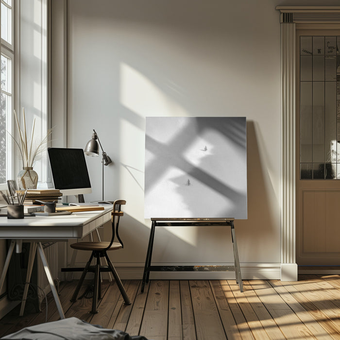 JinJang by Peter Svoboda MQEP Square Canvas Print Art for Modern Home Decor. Decorate your office or living room with canvas artwork