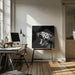 Primal Yawn #4 Square Canvas Art  Christian Meermann 