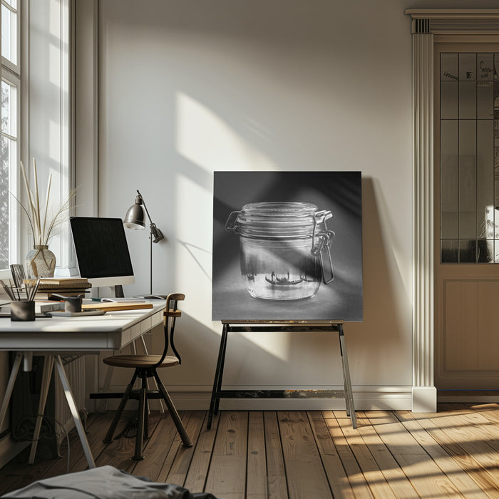 holyday conserve by Roswitha Schleicher-Schwarz Square Canvas Print Art for Modern Home Decor. Decorate your office or living room with canvas artwork
