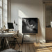 Rhino by Christian Meermann Square Canvas Print Art for Modern Home Decor. Decorate your office or living room with canvas artwork