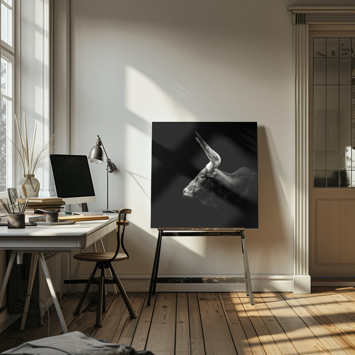 Watusi Square Canvas Art  Christian Meermann 