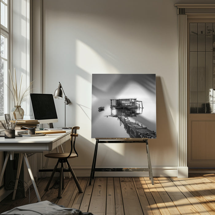 Still Stading by George Digalakis Square Canvas Print Art for Modern Home Decor. Decorate your office or living room with canvas artwork