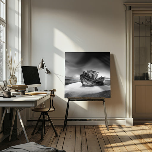 Dangerous Sea by George Digalakis Square Canvas Print Art for Modern Home Decor. Decorate your office or living room with canvas artwork