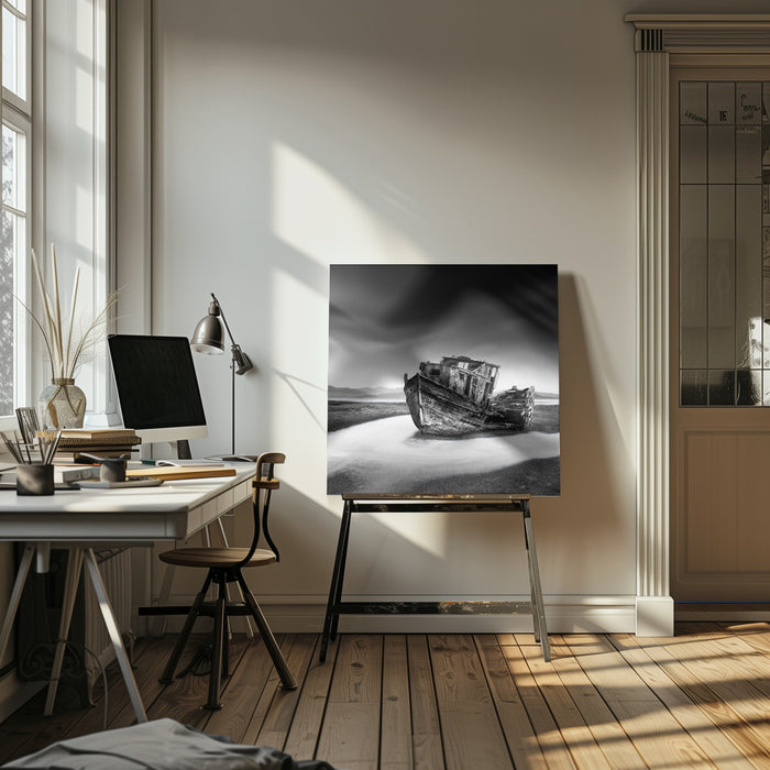 Dangerous Sea by George Digalakis Square Canvas Print Art for Modern Home Decor. Decorate your office or living room with canvas artwork