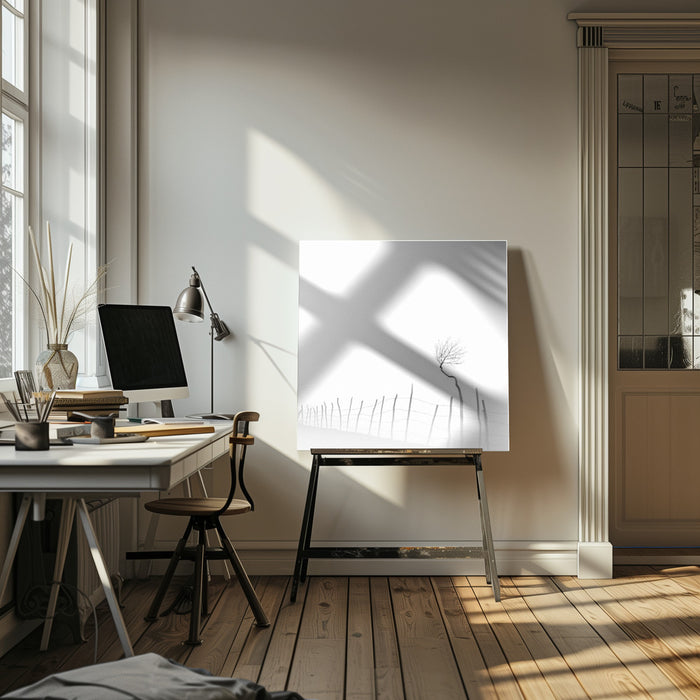 Silence by MOSTAFA NODEH Square Canvas Print Art for Modern Home Decor. Decorate your office or living room with canvas artwork