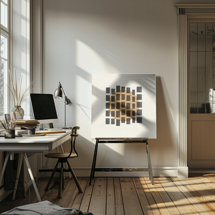 Paper Object No8 by THE MIUUS STUDIO Square Canvas Print Art for Modern Home Decor. Decorate your office or living room with canvas artwork