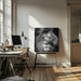 Stare Me Down #3 Square Canvas Art  Christian Meermann 