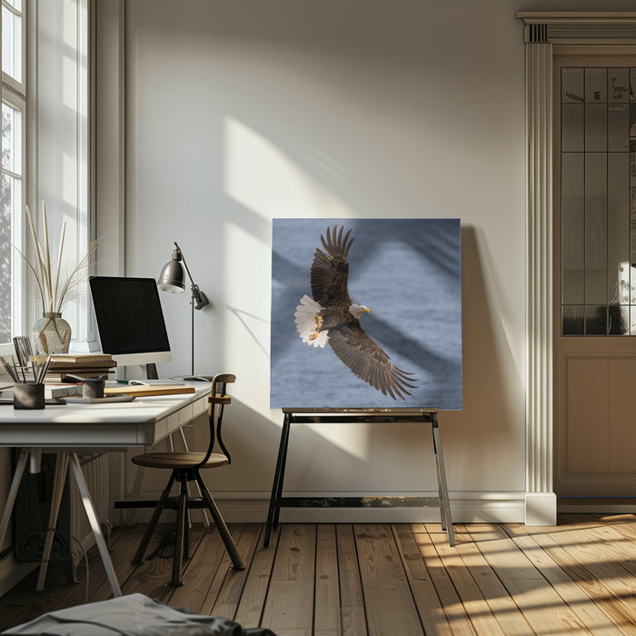 Show Off the Catch by John Fan Square Canvas Print Art for Modern Home Decor. Decorate your office or living room with canvas artwork