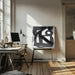 Abstract Melody No4 Square Canvas Art  Dan Hobday 