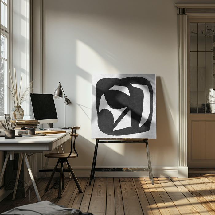 Abstract Melody by Dan Hobday Square Canvas Print Art for Modern Home Decor. Decorate your office or living room with canvas artwork