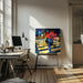 Passion for colors by Rudi Jacobs Square Canvas Print Art for Modern Home Decor. Decorate your office or living room with canvas artwork